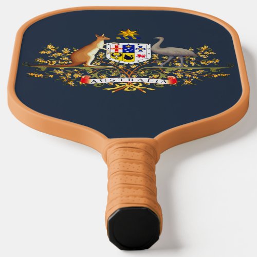 Australia Coat of Arms Pickleball Paddle