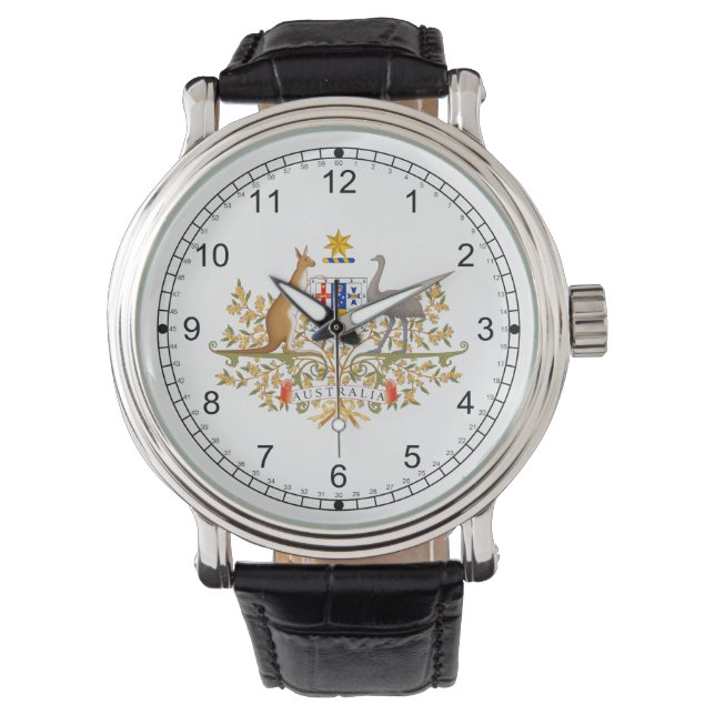 australia coat of arms watch (Front)