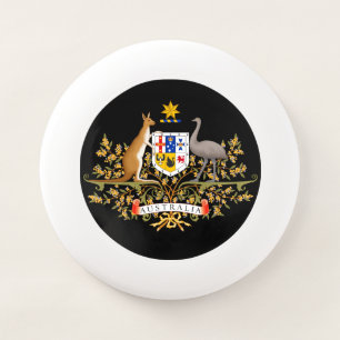 australia coat of arms Wham-O frisbee