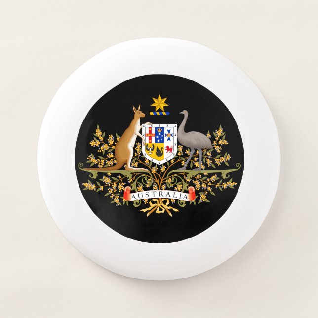 australia coat of arms Wham-O frisbee (Front)