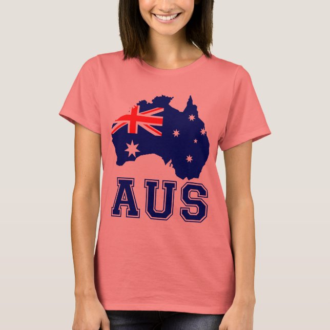 Australia Continent T-Shirt (Front)