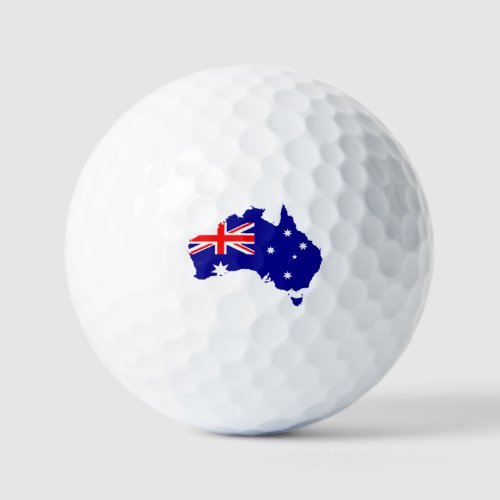Australia Country Flag  Golf Balls
