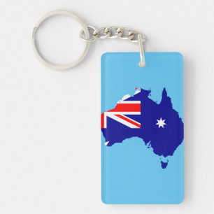 Australia country flag keychain