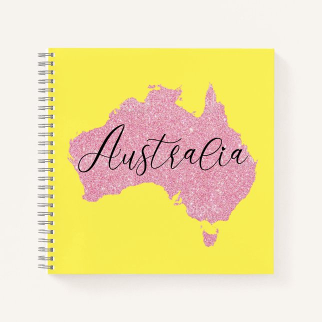 Australia Country Shining Color      Notebook (Front)