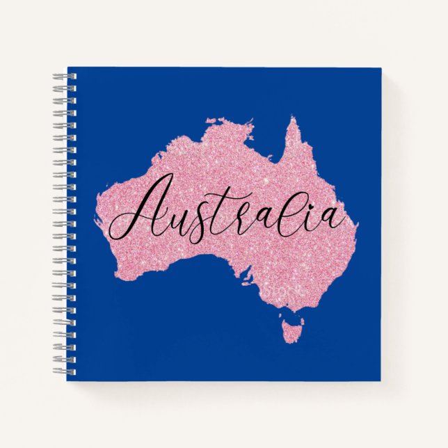 Australia Country Shining Color     Notebook (Front)