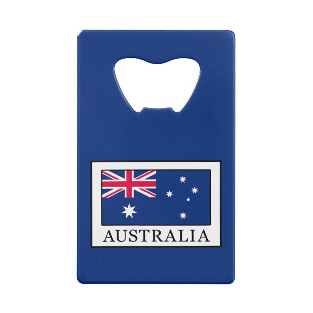 Australia Credit Card Bottle Opener (Front)