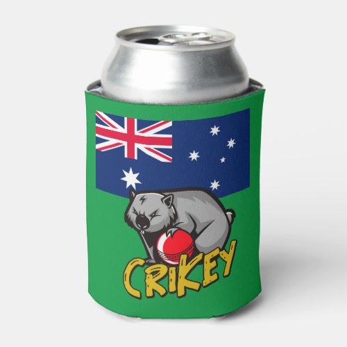 Australia Crickey Cricket Wombat  Can Cooler