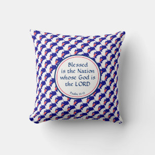 AUSTRALIA Custom Scripture Australian Flag Throw Pillow