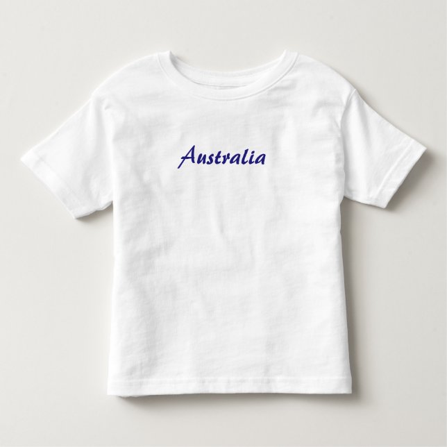 Australia customizable t-shirt (Front)