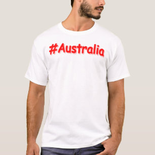 "#Australia" Cute Design. Buy Now T-Shirt