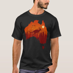 Australia Day  Australian Map Flag Patriotic 1 T-Shirt