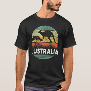 Australia Day Funny Australian Kangaroo Vintage T-Shirt