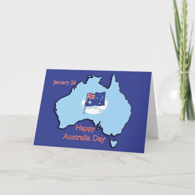 Australia Day January 26 Holiday Card (Front)