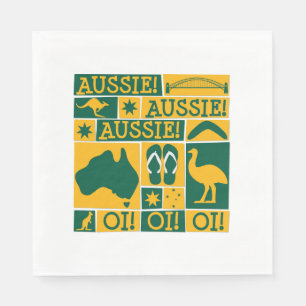 Australia Day Paper Napkins