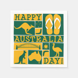 Australia Day Paper Napkins