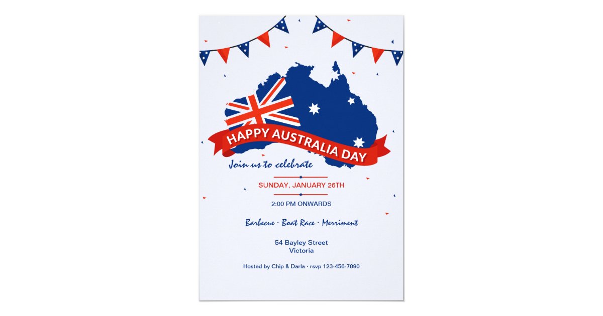Australia Day Party Invitation | Zazzle.com