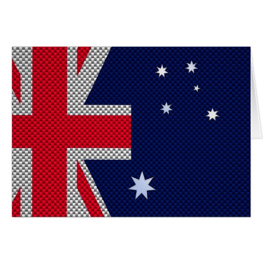 Australia Design in Carbon Fiber Chrome Style Cards (Front Horizontal)