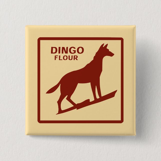 Australia - Dingo Flour Button (Front)
