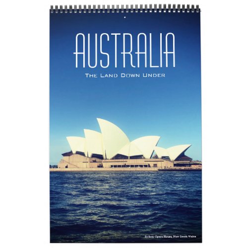australia down under 2024 with locations calendar