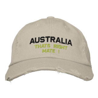 Australia Embroidered Baseball Hat