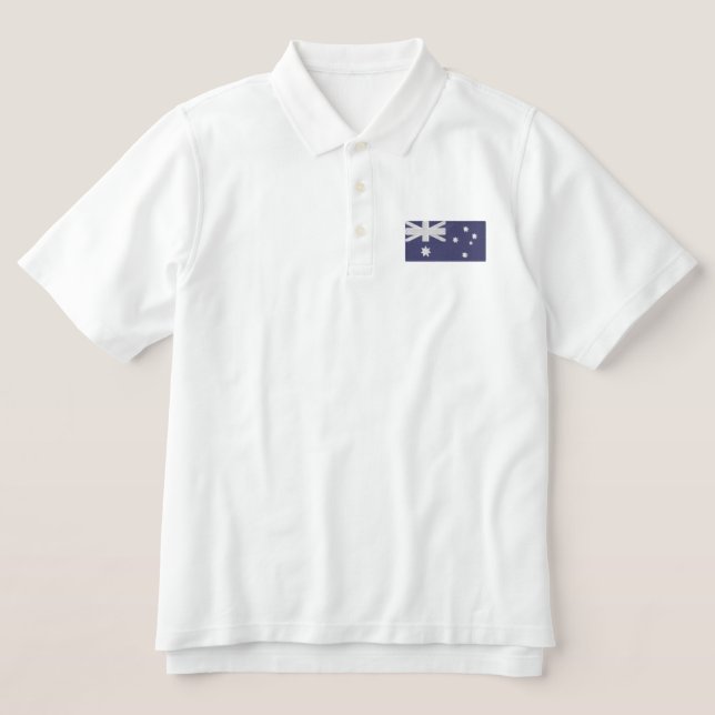 AUSTRALIA EMBROIDERED POLO SHIRT (Design Front)