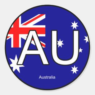 Australia Euro Sticker