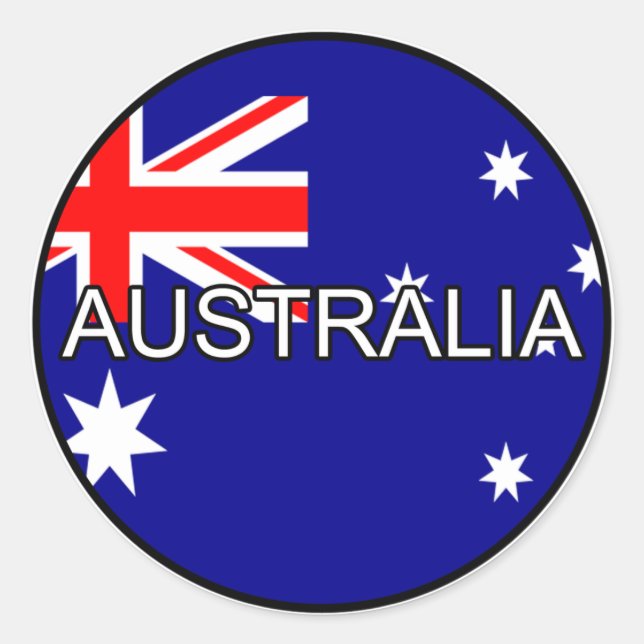 Australia Euro Sticker (Front)