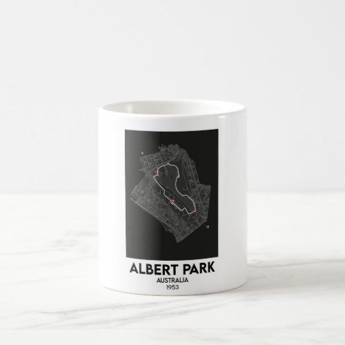 Australia F1 circuit map Coffee Mug