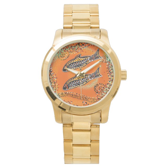 AUSTRALIA  FISH ART      \ WATCH (Front)