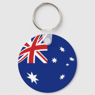 Australia Fisheye Flag Keychain