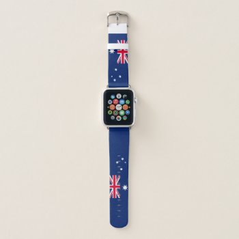 Australia Flag Apple Watch Band by AZ_DESIGN at Zazzle