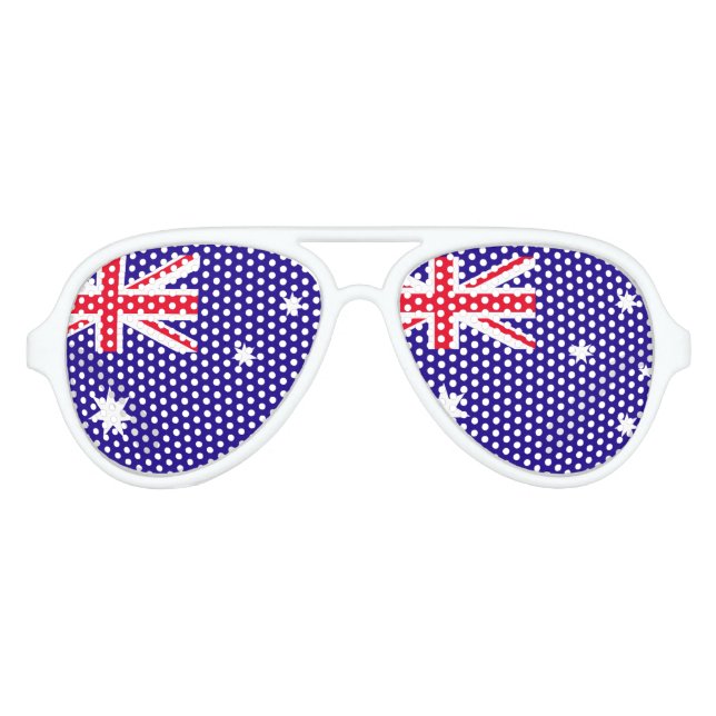 Australia Flag Aviator Sunglasses (Front)