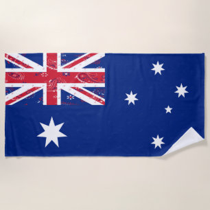 Australia Flag Beach Towel