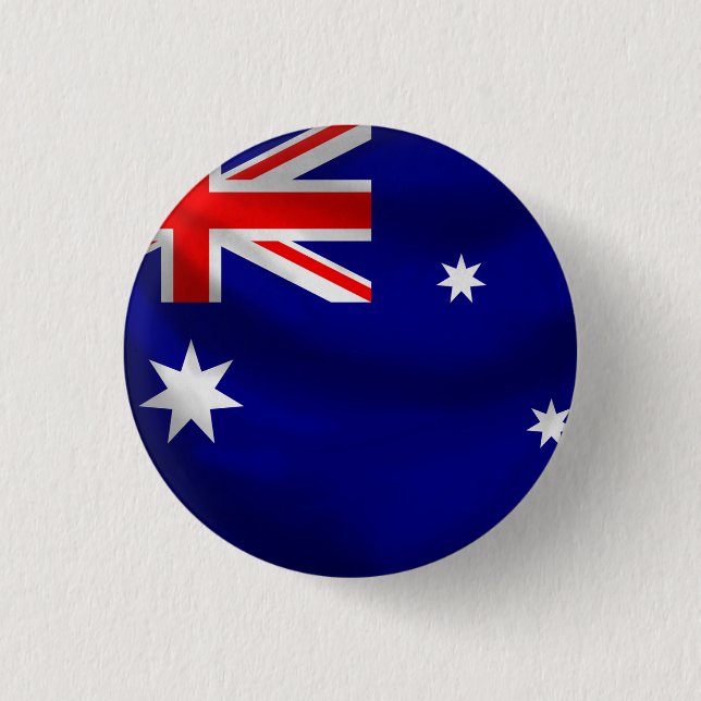 Australia Flag Button (Front)