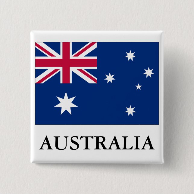 Australia Flag Button (Front)