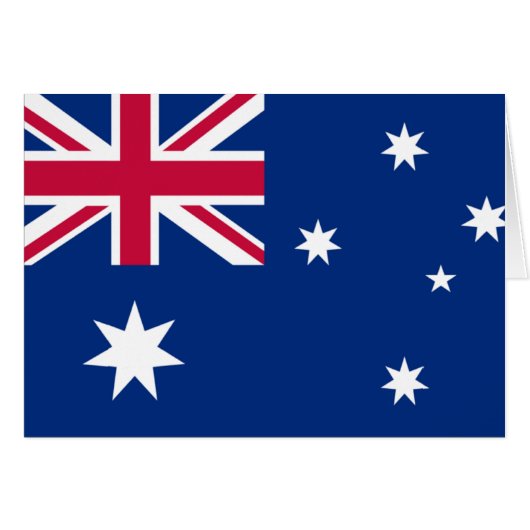 Australia Flag Cards (Front Horizontal)