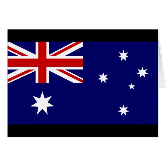 Australia Flag Cards (Front Horizontal)