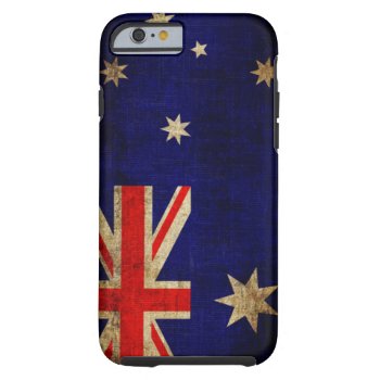 Australia Flag Tough Iphone 6 Case by Crookedesign at Zazzle
