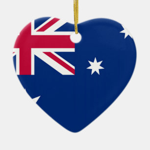 Australia Flag Ceramic Ornament