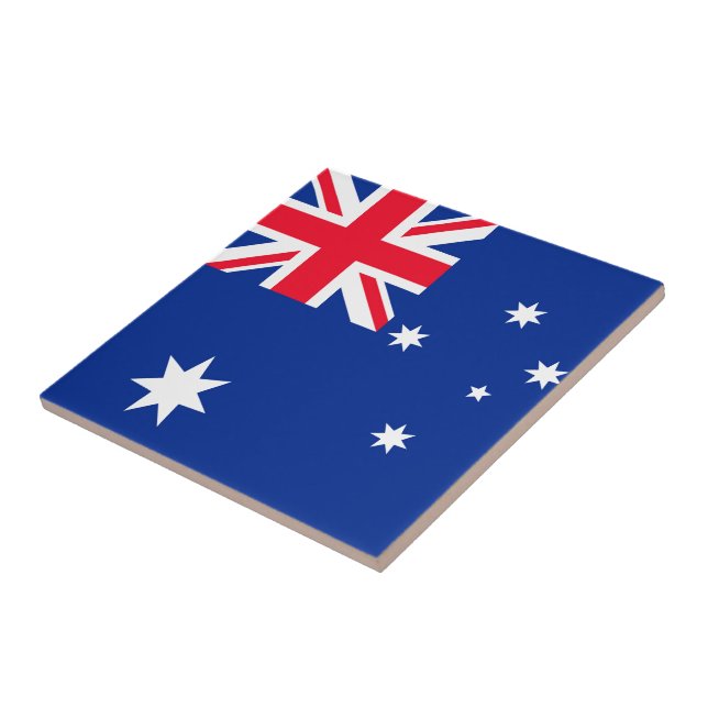 Australia Flag Ceramic Tile (Side)