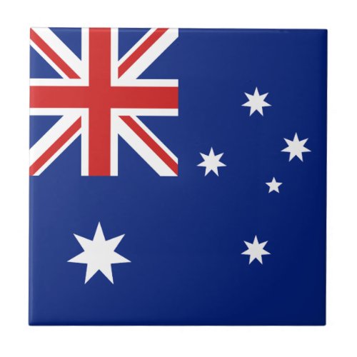 Australia Flag Ceramic Tile