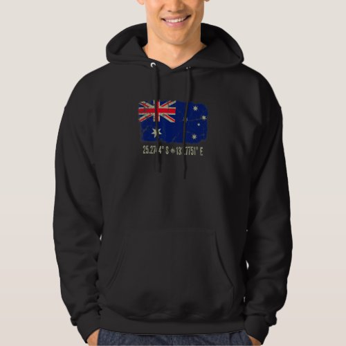 Australia Flag Coordinates Men Women Australian He Hoodie
