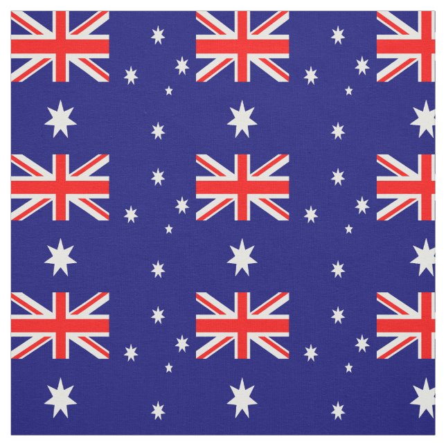 Australia Flag Custom Fabric (Swatch)