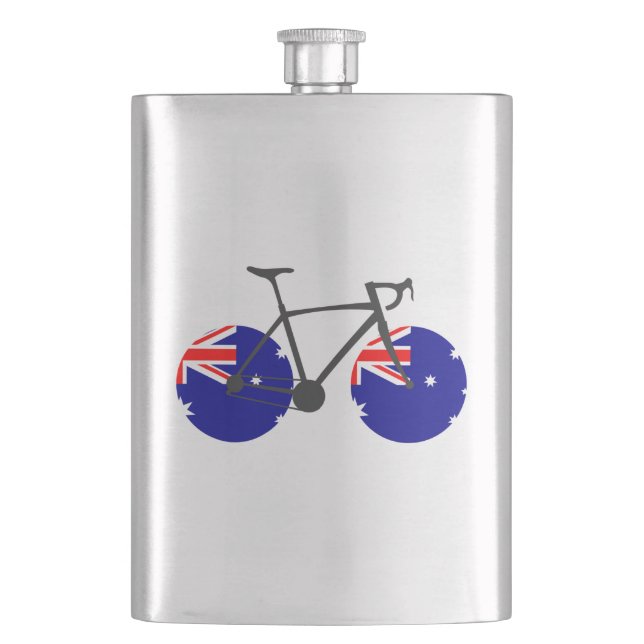 Australia Flag Cycling Flask (Front)