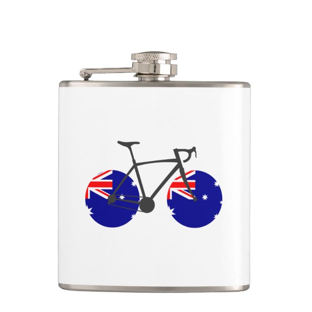 Australia Flag Cycling Flask (Front)