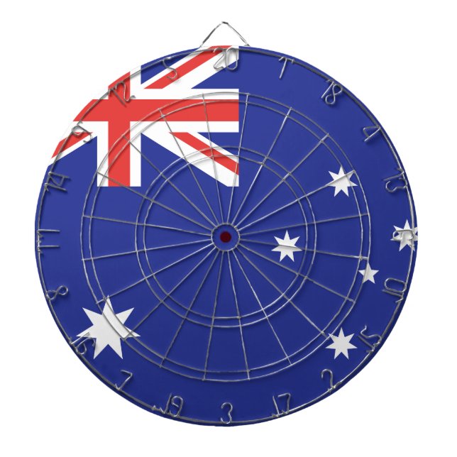 Australia Flag Dart Board (Front)