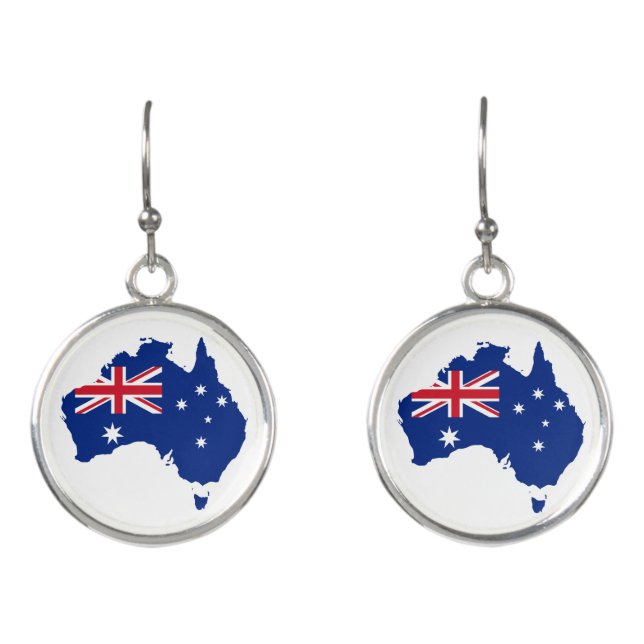 Australia flag earrings (Front)