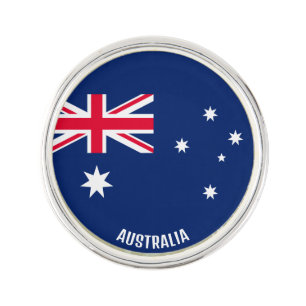 Australia Flag Elegant Patriotic Lapel Pin