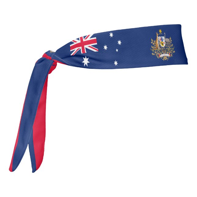 Australia Flag Elegant Patriotic Tie Headband (Rotate 270)