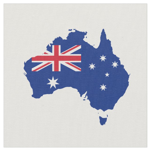 Australia flag fabric (Close Up)